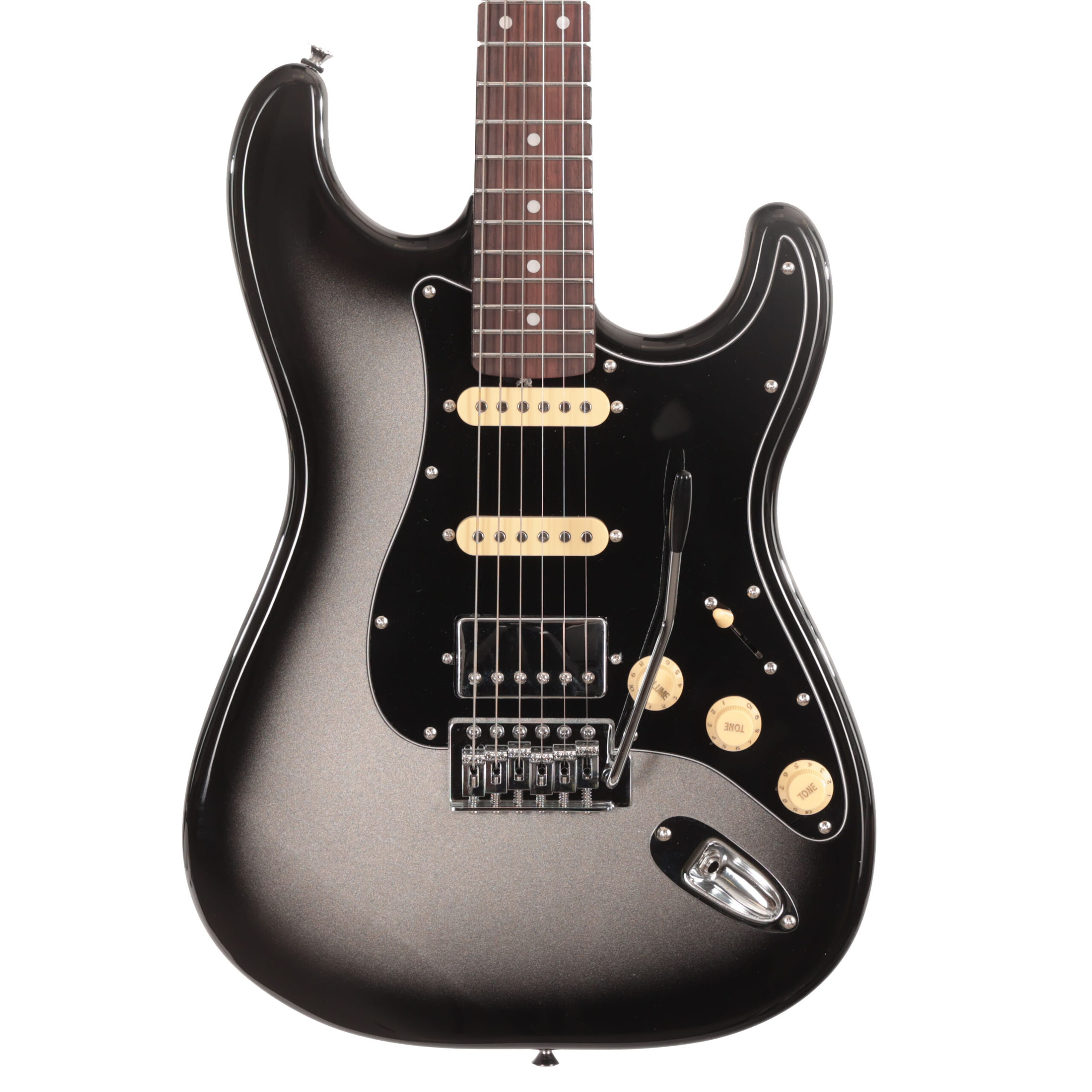 Eastcoast ST2 HSS Electric Guitar In Silverburst Guard With Rosewood Fretboard in stock