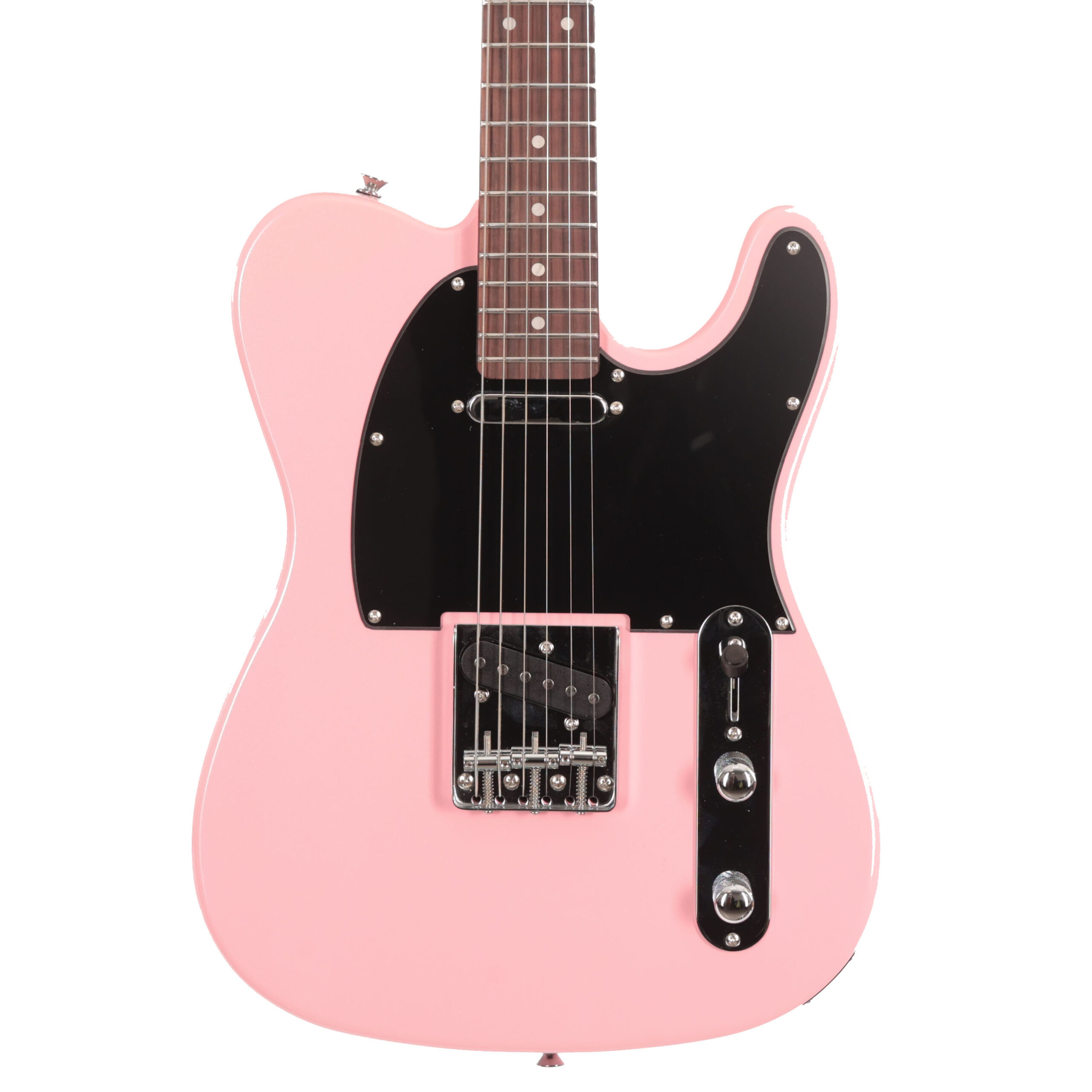 Eastcoast T1 Electric Guitar In Bubblegum Metallic With Rosewood Fretboard in stock