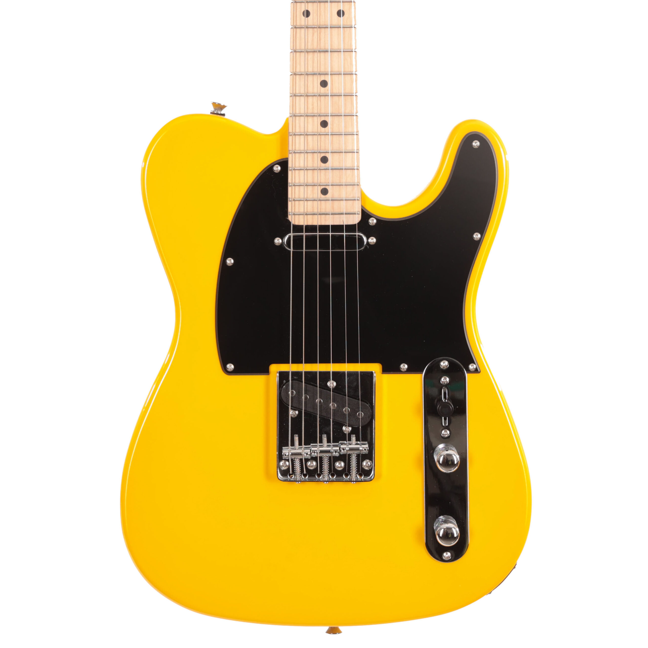 Eastcoast T1 Electric Guitar In Ferrari Yellow With Maple Fretboard in stock