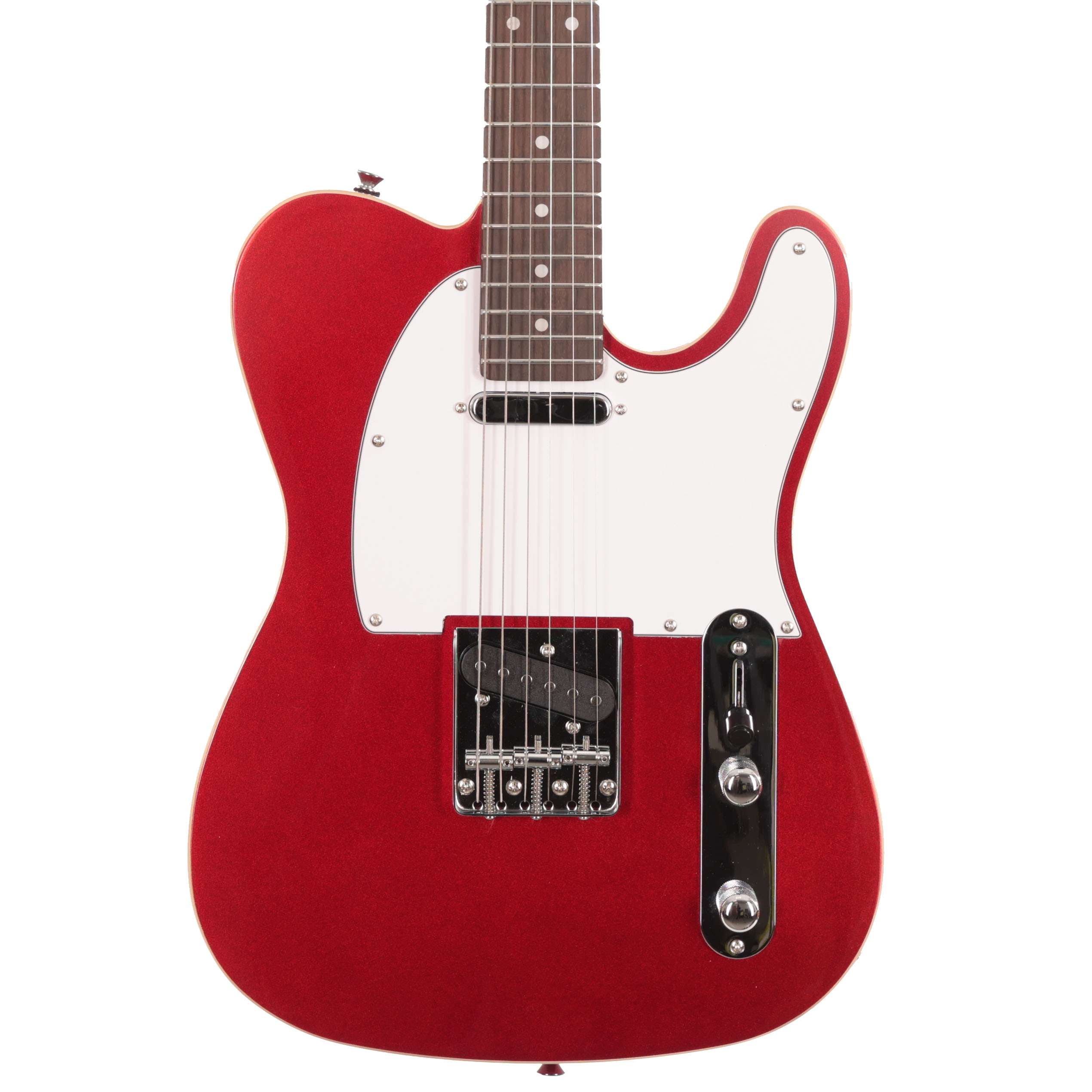 Eastcoast T62 Double-Bound T-Style Electric Guitar In Candy Apple Red in stock
