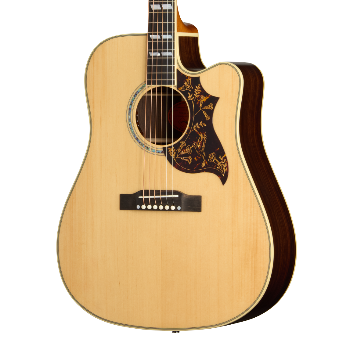 Epiphone 1960 Hummingbird Deluxe EC Electro Acoustic Guitar in Natural in stock