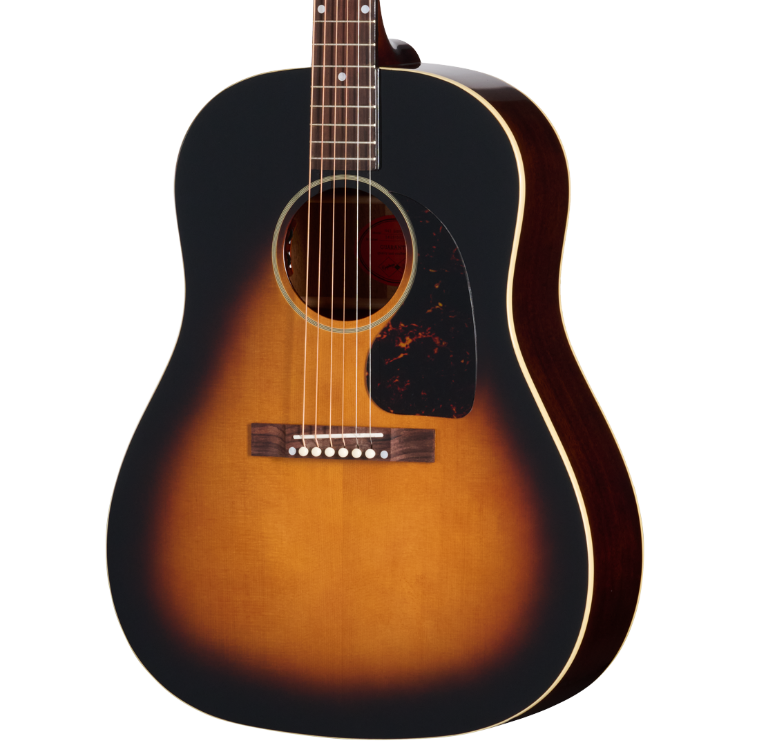 Epiphone 1942 Banner J-45 Reissue Electro Acoustic in Vintage Sunburst in stock