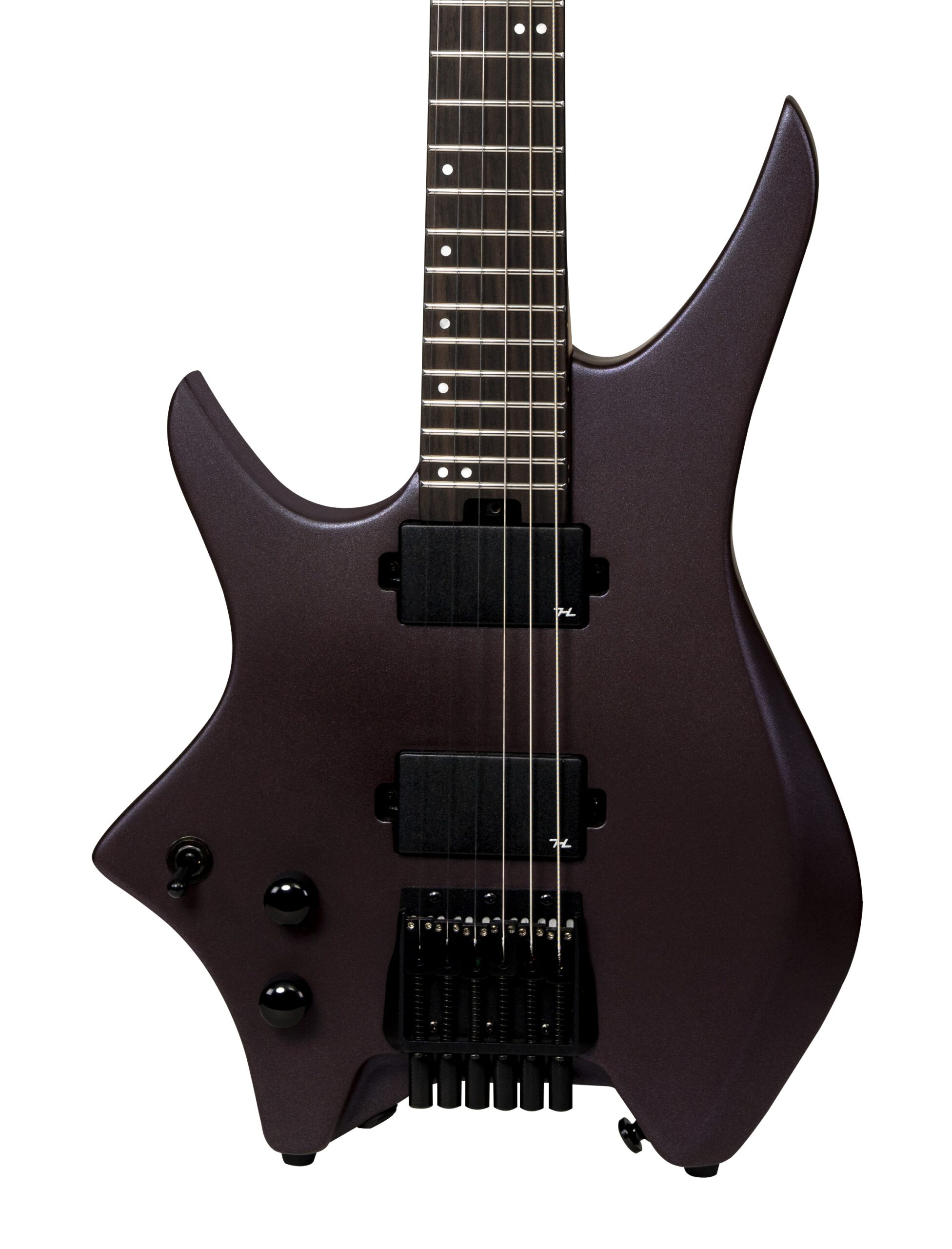 Hils HN3 Left-Handed Electric Guitar in Satin Metallic Deep Purple in stock
