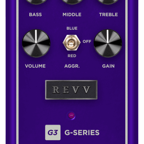 Revv Amplification G3 V2 Preamp Overdrive & Distortion Pedal in Purple in stock