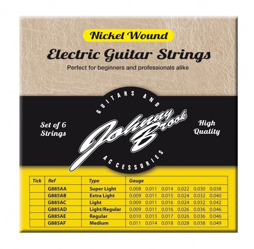 Johnny Brook Electric Guitar Strings Set - 10-42 in stock - Image 1