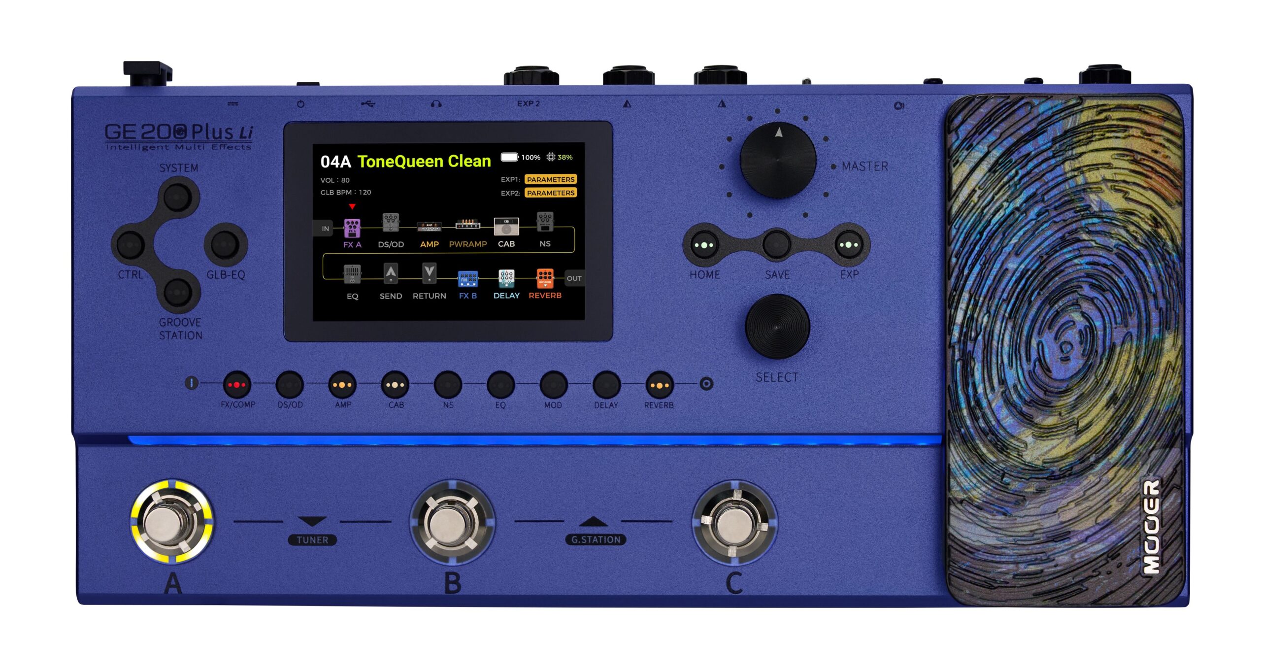 Mooer GE200 Plus LI Multi-FX Processor with Lithium Ion Battery preorder - Image 1