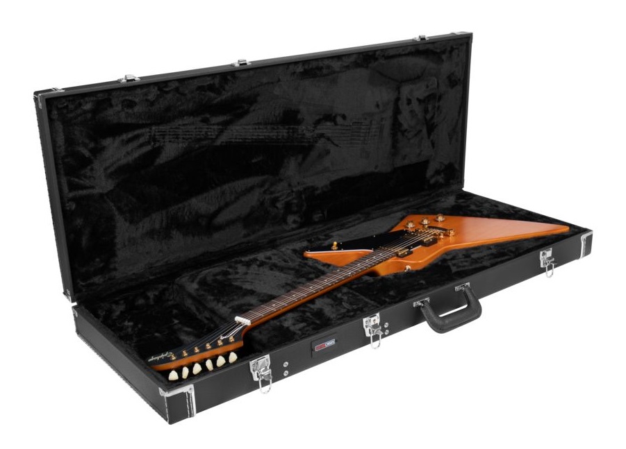 Gator GW-EXP Deluxe Wood Case for Explorer Guitars in stock