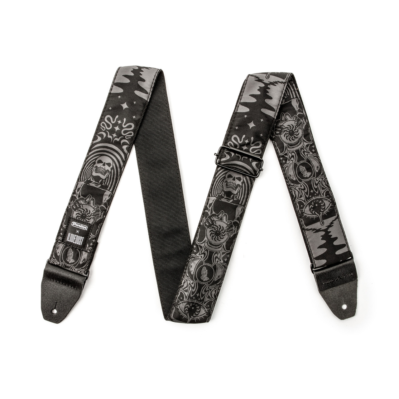 Jim Dunlop ILOVEDUST Endless Midnight Guitar Strap in stock