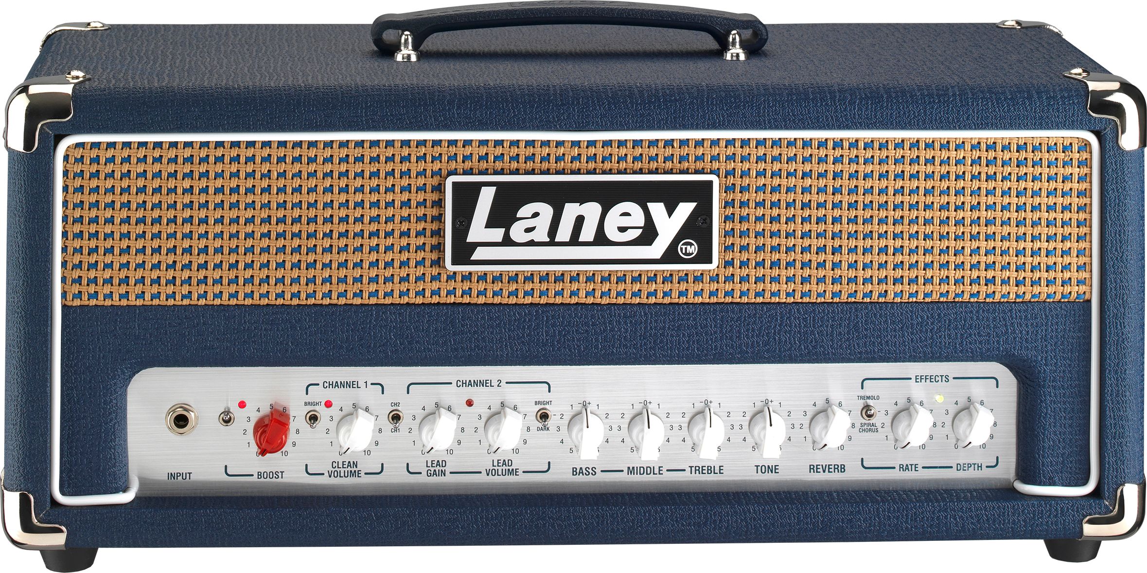 Laney Lionheart Foundry Series LF-SUPERTOP 120W Twin Channel Guitar Amplifier Head in stock - Image 1