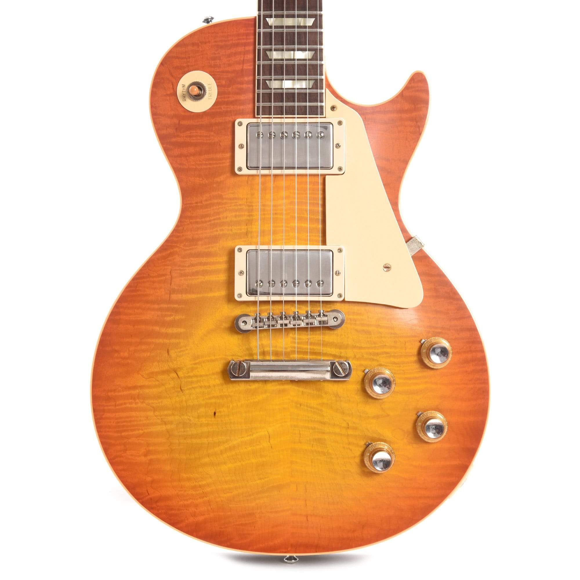 Gibson Custom Shop Murphy Lab Collection 1960 Les Paul Standard Reissue Ultra Light Aged in Orange Lemon Fade in stock