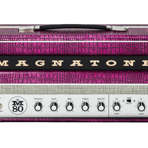 Magnatone Billy Gibbons Signature Super Fifty-Nine M-80 Head in Chrome Grape in stock
