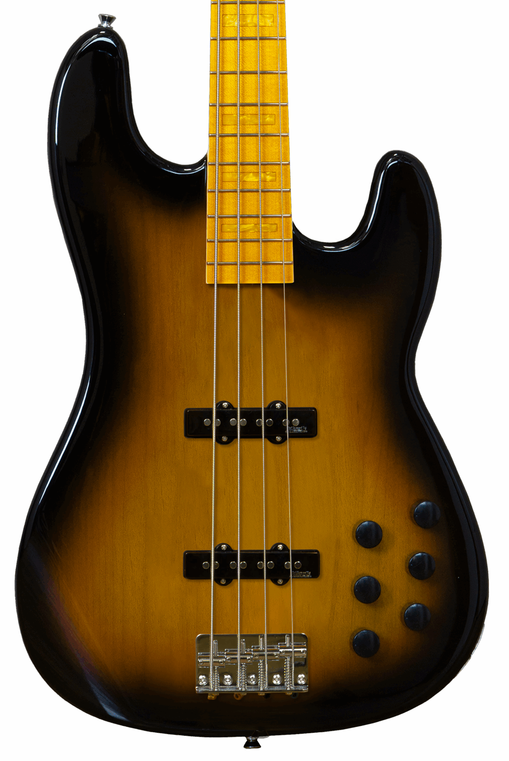 Markbass MB GV 4 Gloxy 4-String Bass Guitar in Tobacco Sunburst, Maple Fretboard in stock