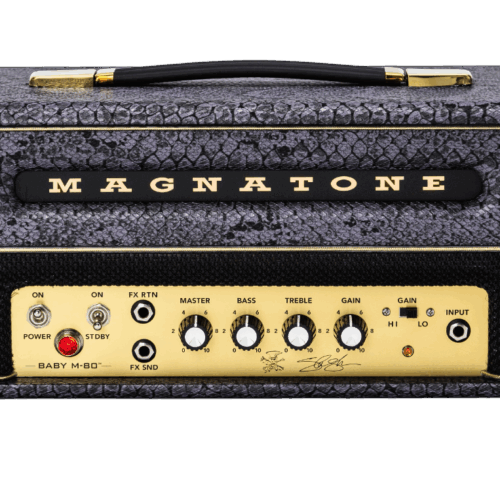 Magnatone Slash Signature Baby M-80 Head in Purple Python in stock