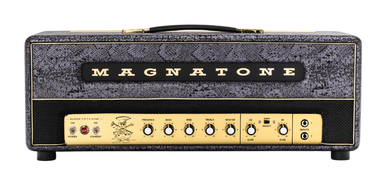 Magnatone Slash Signature Super Fifty-Nine M-80 Head in Purple Python in stock - Image 1