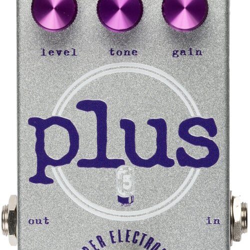 Barber Electronics Five Watt World PLUS Boost Overdrive Pedal in Silver in stock