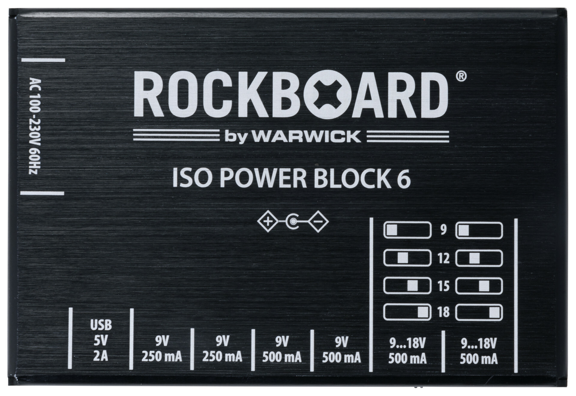 "Rockboard Power Block ISO V6 IEC, 9 to 18V, 100/230 Volt" in stock - Image 1