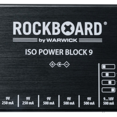 Rockboard Power Block ISO V9 IEC, 9 to 18V, 100/230 Volt out of stock