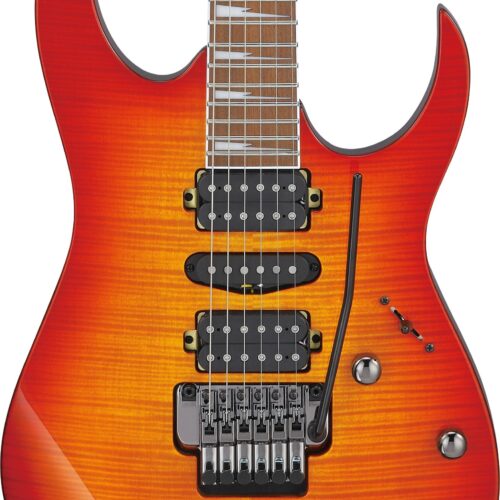 Ibanez RG470DXFM-CS RG Standard Flamed Maple Top Electric Guitar in Cherry Sunburst in stock