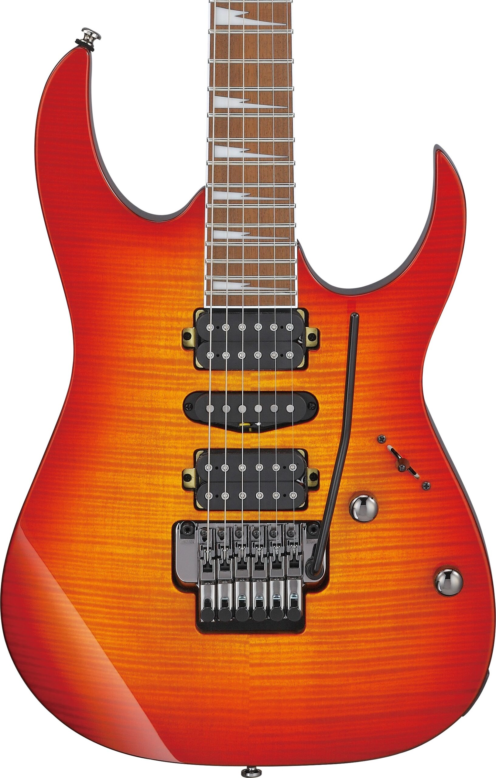 Ibanez RG470DXFM-CS RG Standard Flamed Maple Top Electric Guitar in Cherry Sunburst in stock