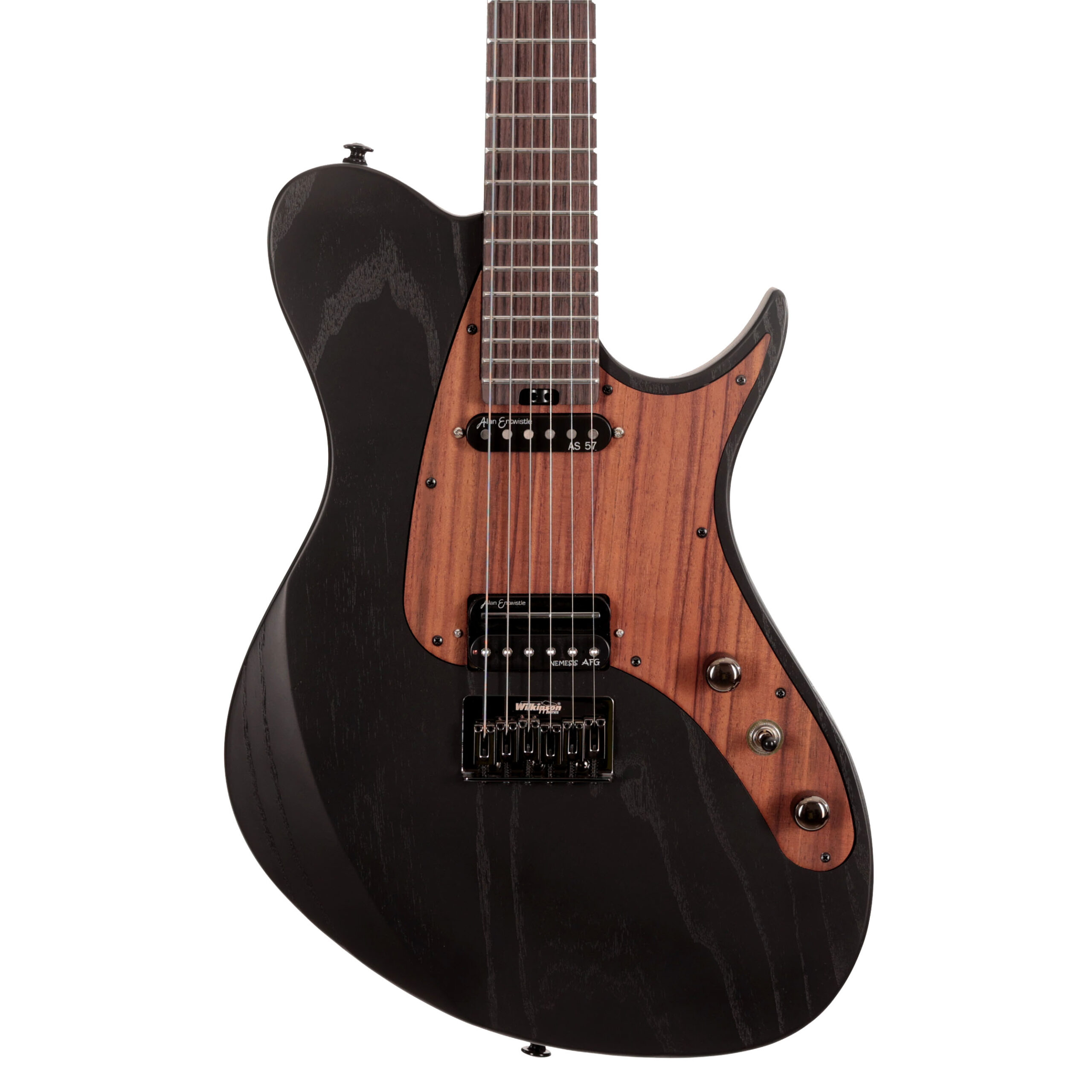 Soloking S408 Electric Guitar in Black Stain with Rosewood Neck in stock