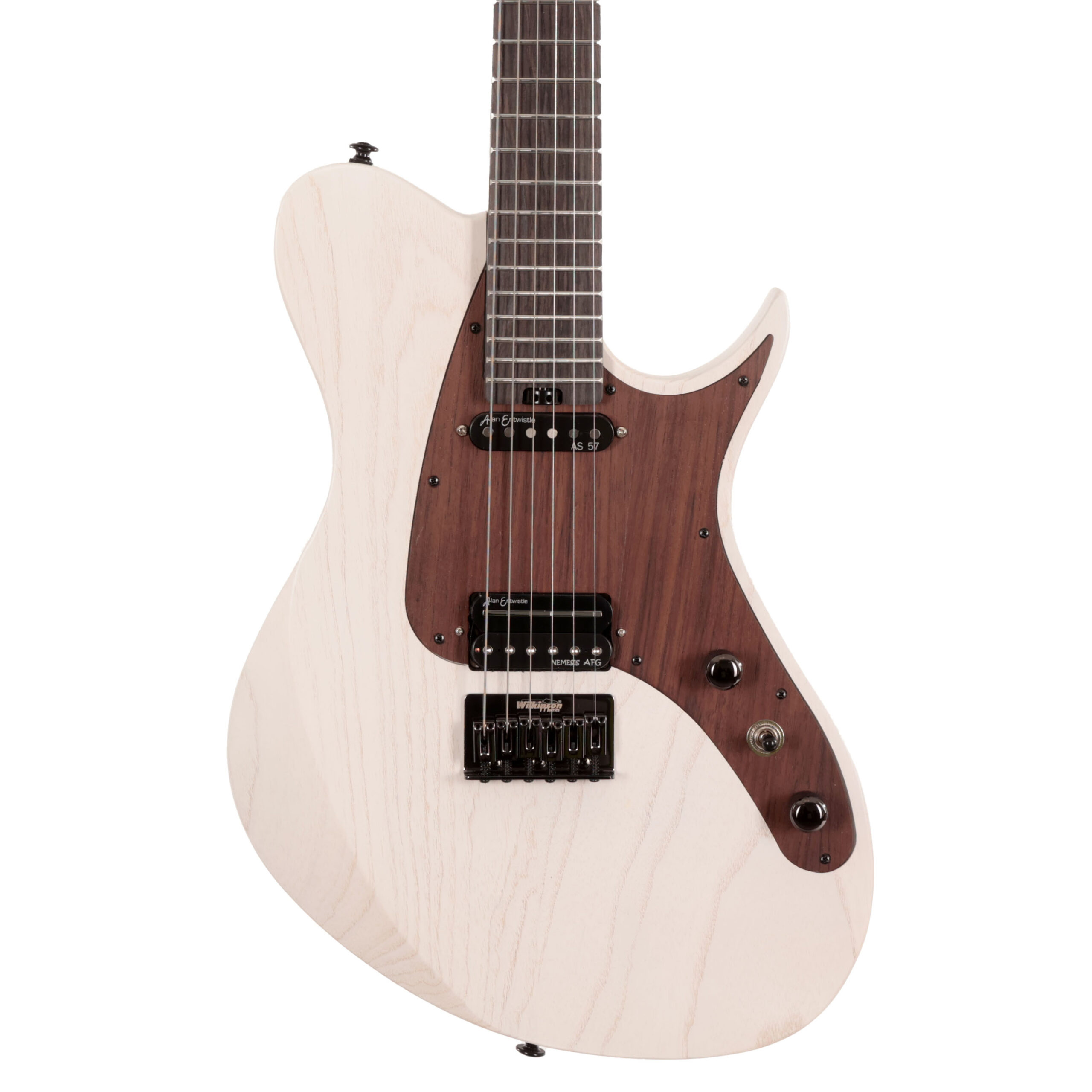 Soloking S408 Electric Guitar in White Stain with Rosewood Neck in stock