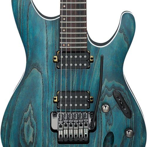 Ibanez S520AH-OBF S Series HH Edge-Zero II Electric Guitar in Cosmic Blue Flat in stock
