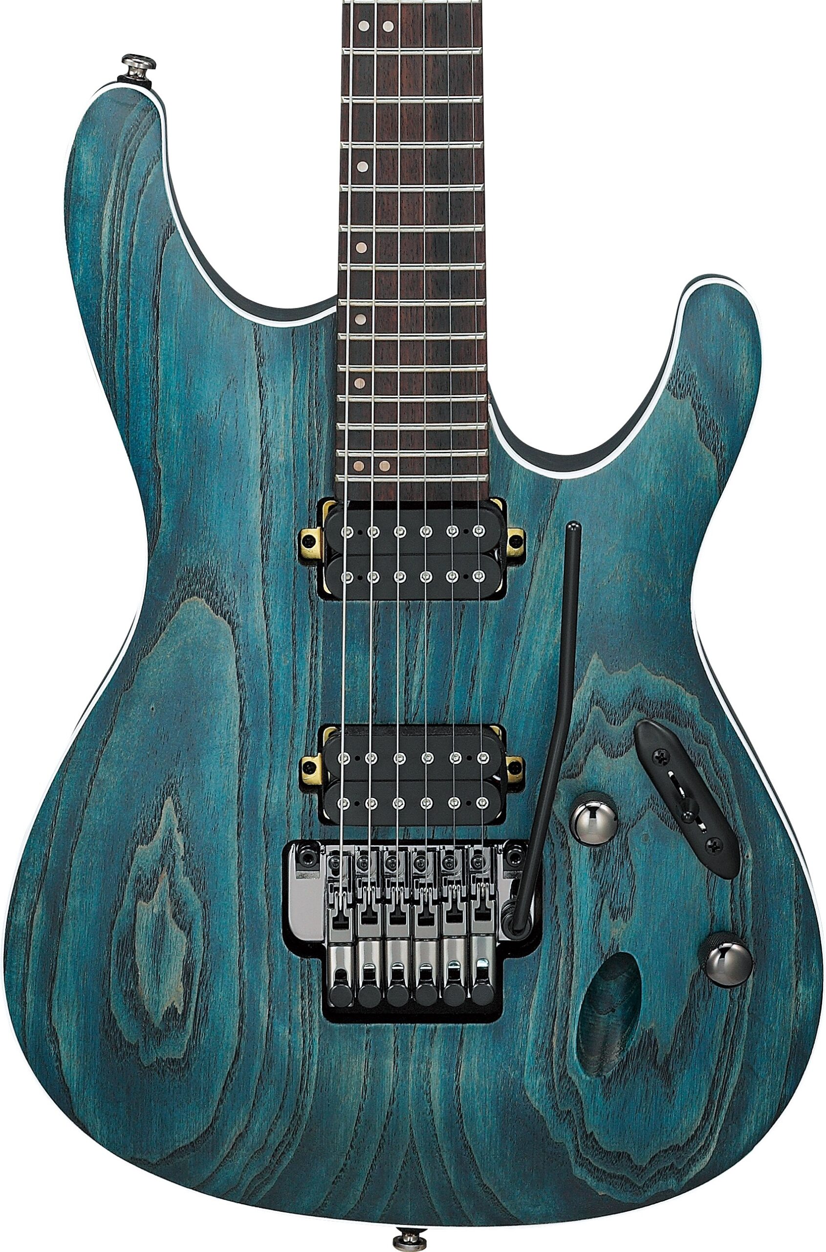 Ibanez S520AH-OBF S Series HH Edge-Zero II Electric Guitar in Cosmic Blue Flat in stock - Image 1