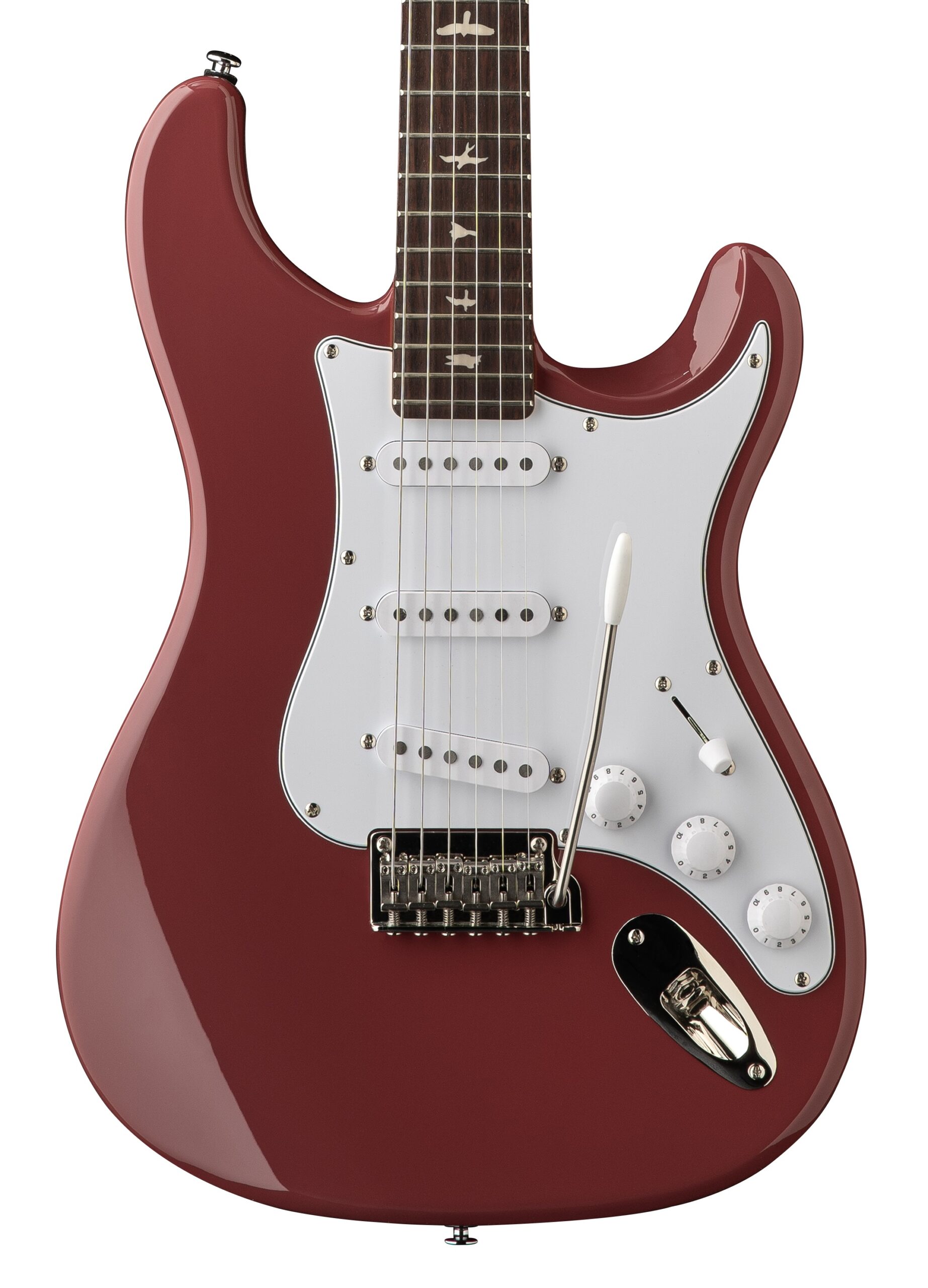 PRS John Mayer SE Silver Sky in Derby Red, Rosewood Fretboard in stock