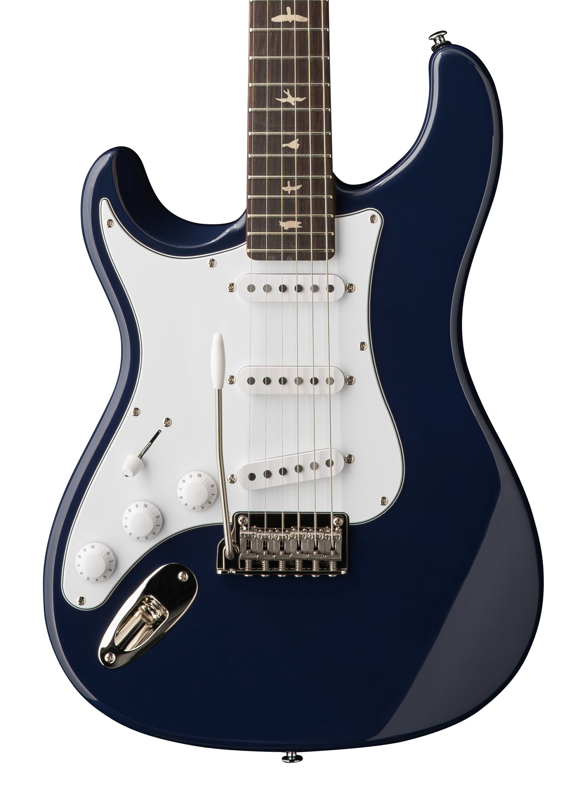 PRS John Mayer Left-Handed SE Silver Sky in Trad Blue, Rosewood Fretboard in stock