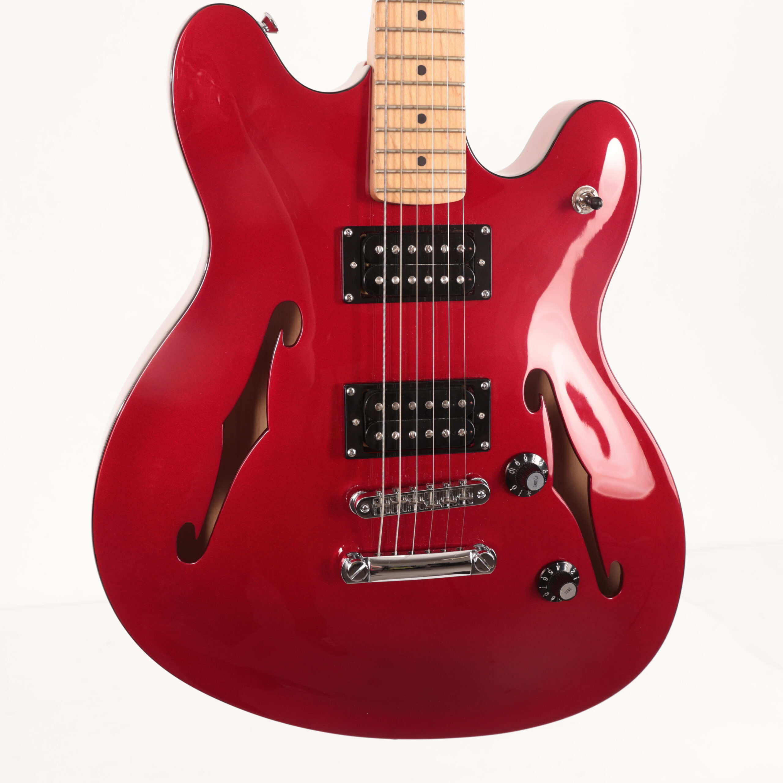 Second Hand Squier Starcaster in Red 085 in stock