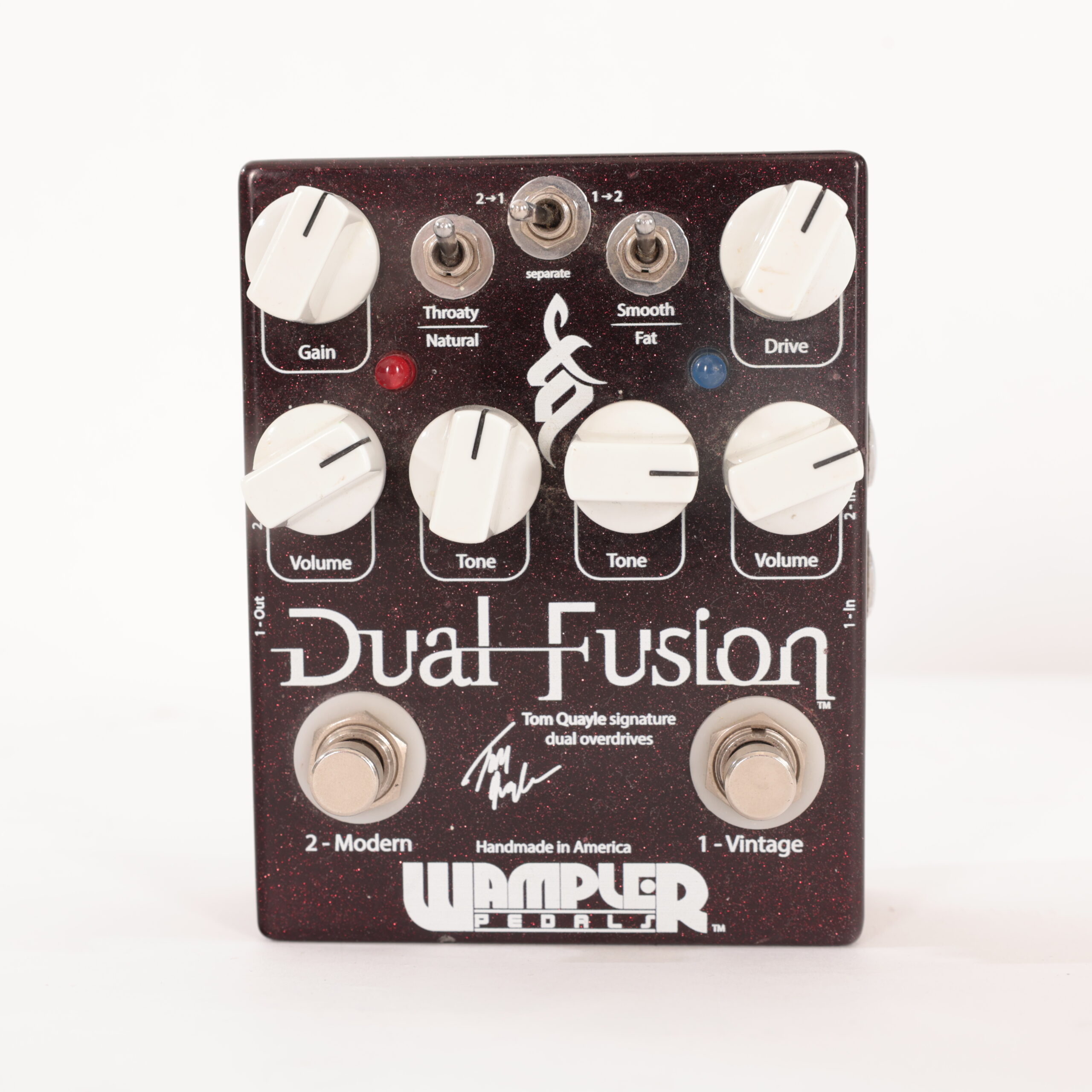 Second Hand Wampler Dual Fusion Overdrive Pedal 836 in stock