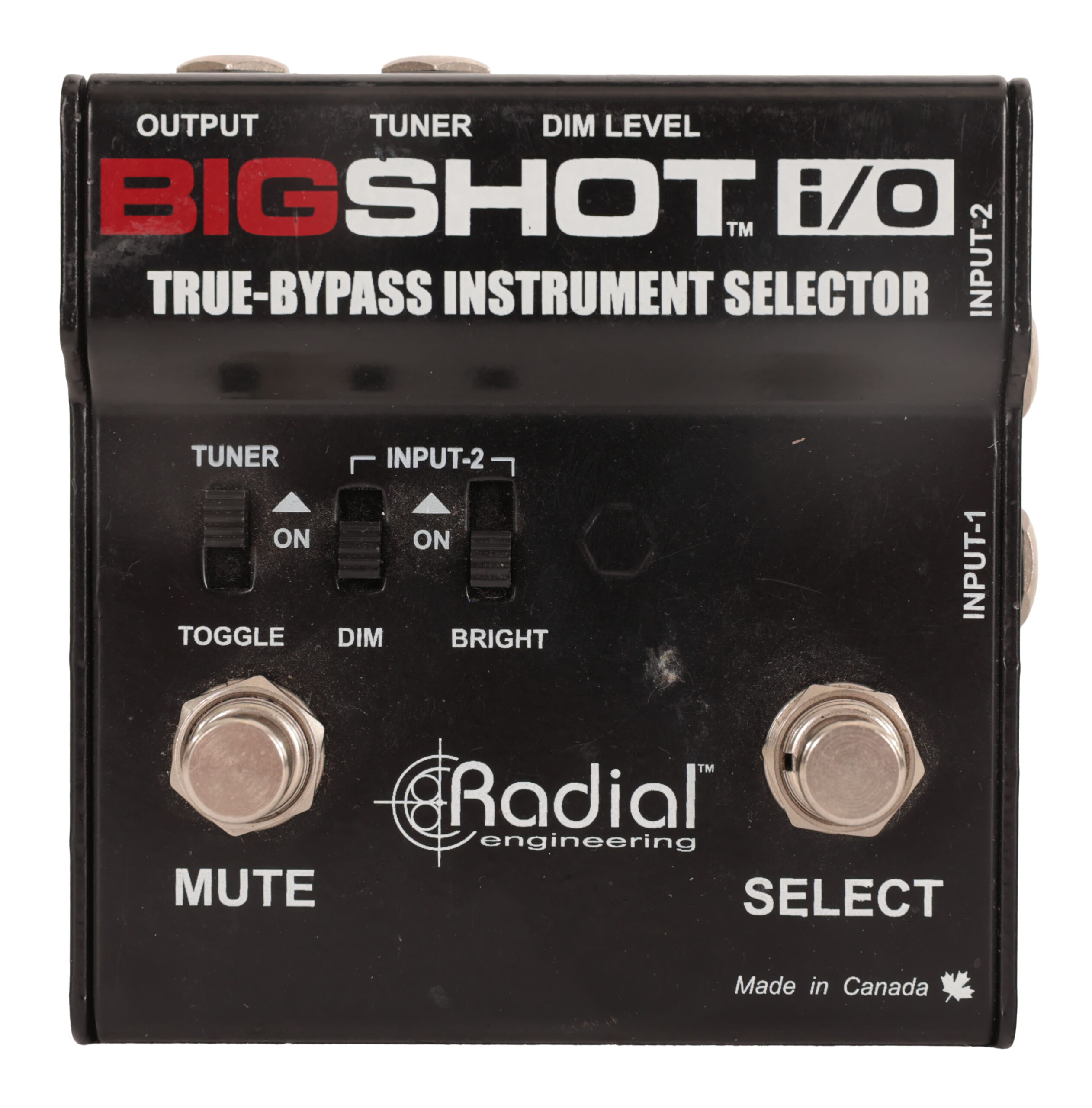 Second Hand Radial Engineering BigShot I/O True Bypass Instrument Selector 451 in stock