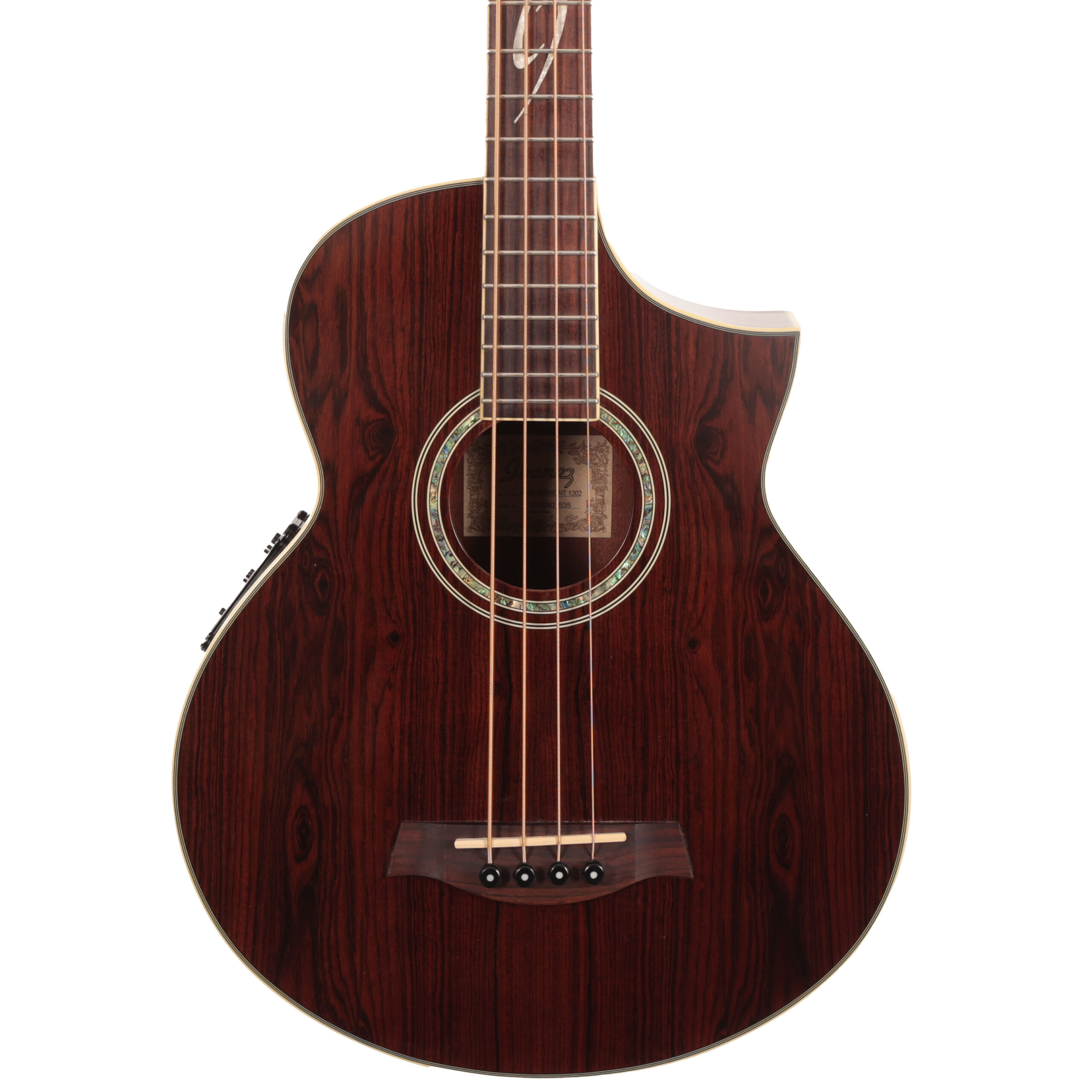 Second Hand Ibanez Exotic Wood Series EWB20WNE-NT1202 Electro Acoustic Bass 060 in stock