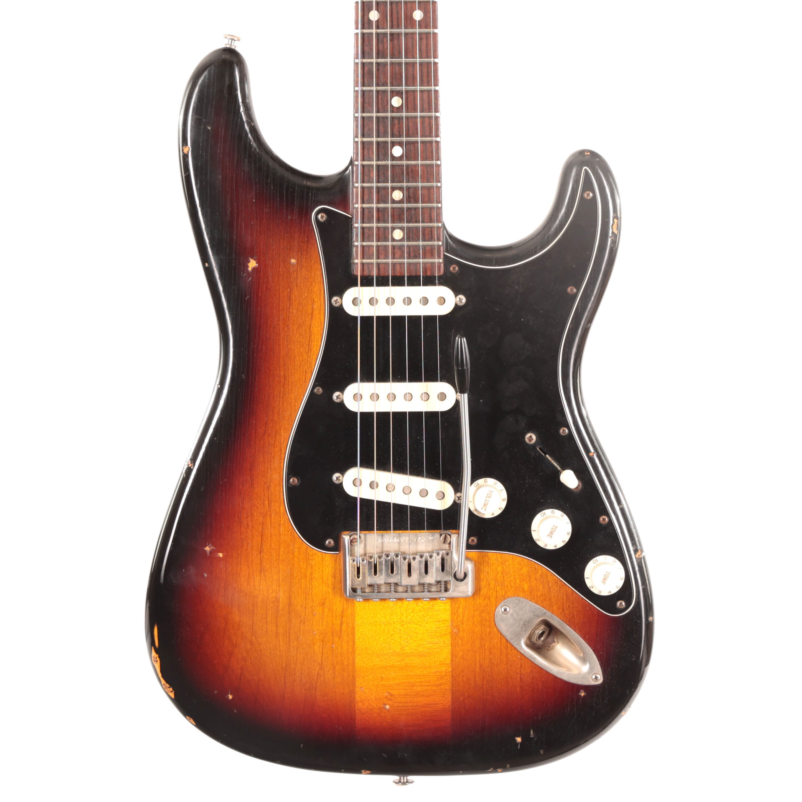 Second Hand Gene Baker B3 XS Metal Electric Guitar in Relic Sunburst 984 in stock
