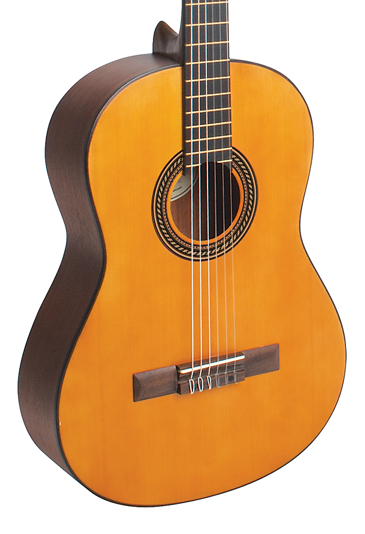 Valencia VC203 3/4 Size Classical Guitar in Antique Natural in stock - Image 1