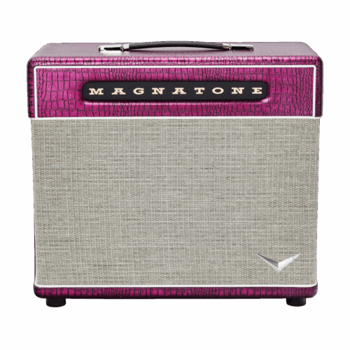 Magnatone Billy Gibbons Signature Super Fifteen 1 X 12 Extension Cabinet in Chrome Grape in stock