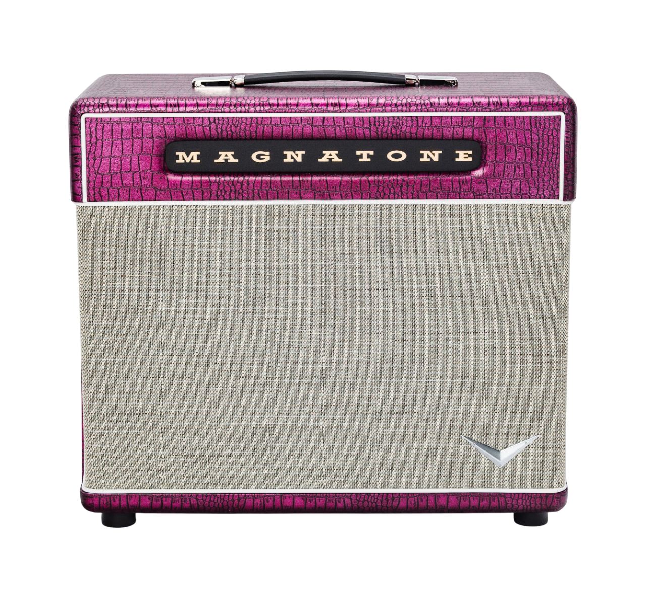 Magnatone Billy Gibbons Signature Super Fifteen 1 X 12 Extension Cabinet in Chrome Grape in stock - Image 1