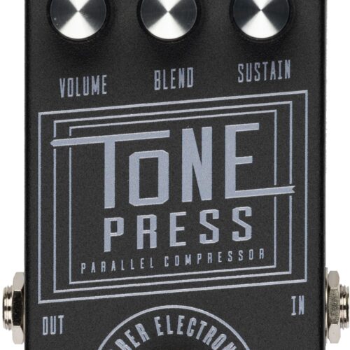 Barber Electronics Tone Press Parallel Compressor Pedal in Black in stock