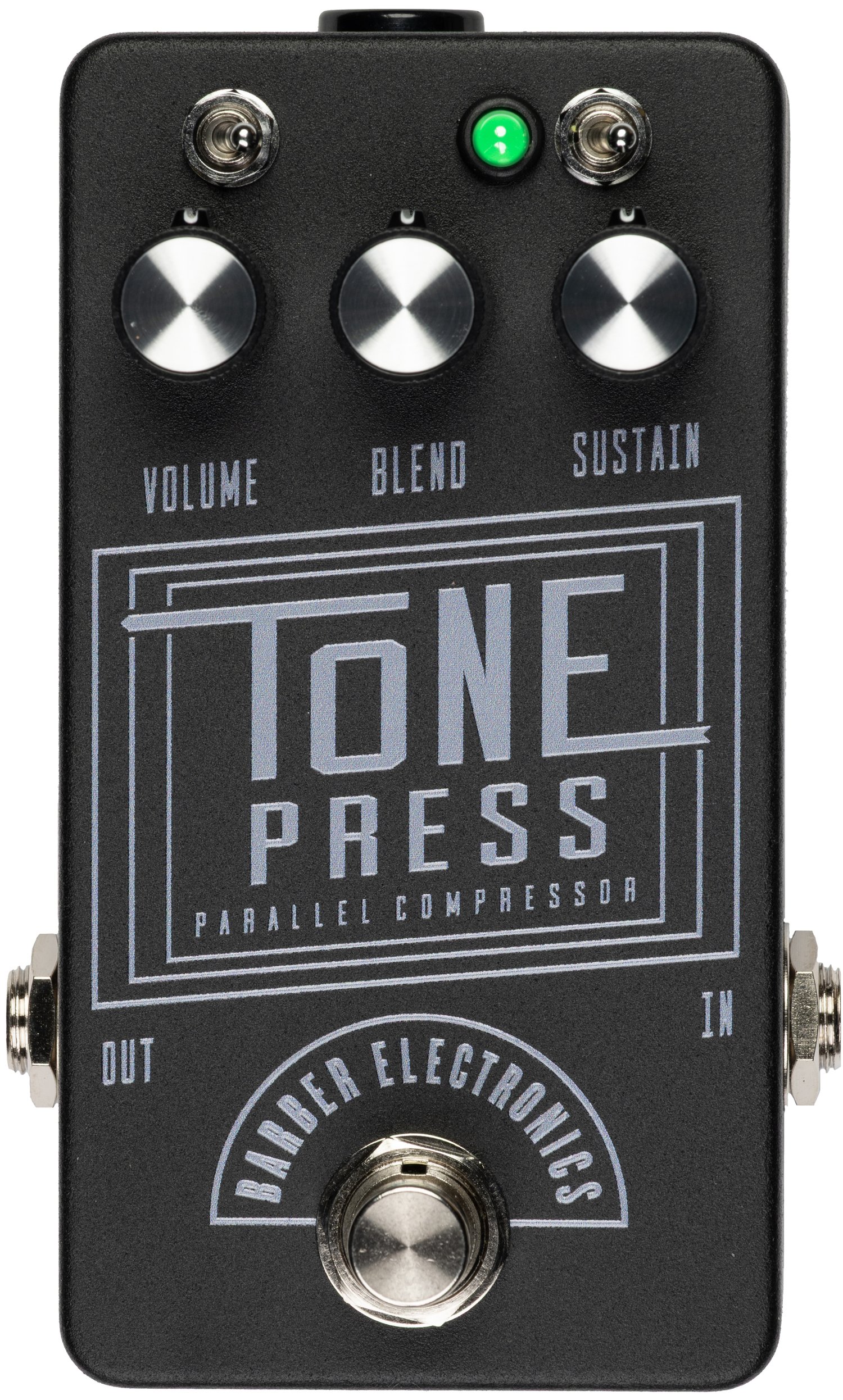 Barber Electronics Tone Press Parallel Compressor Pedal in Black in stock - Image 1