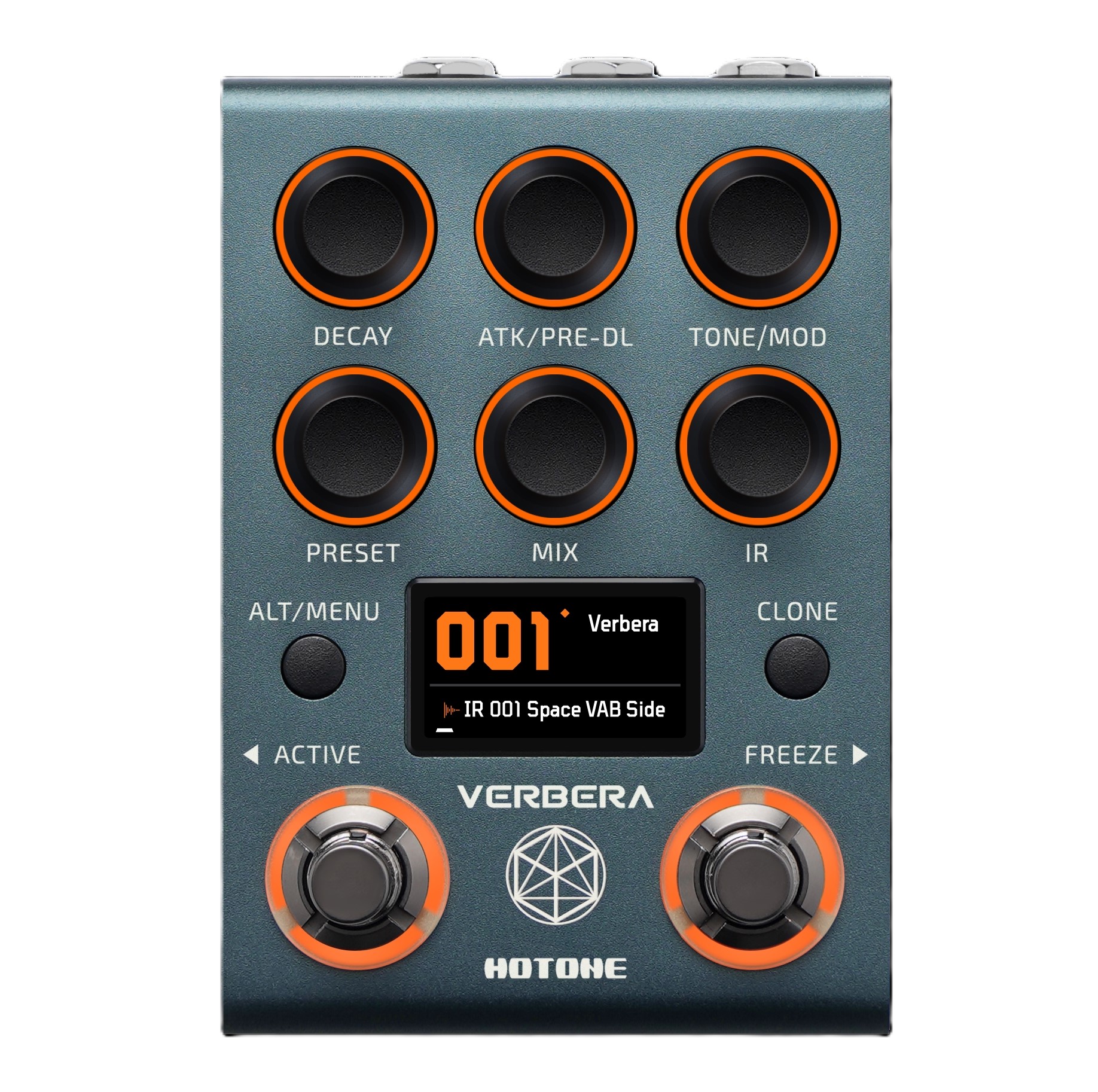 Hotone Verbera Convolution Dual Reverb Pedal in stock