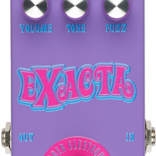 Barber Electronics Exacta Vintage Fuzz Pedal in Violet in stock
