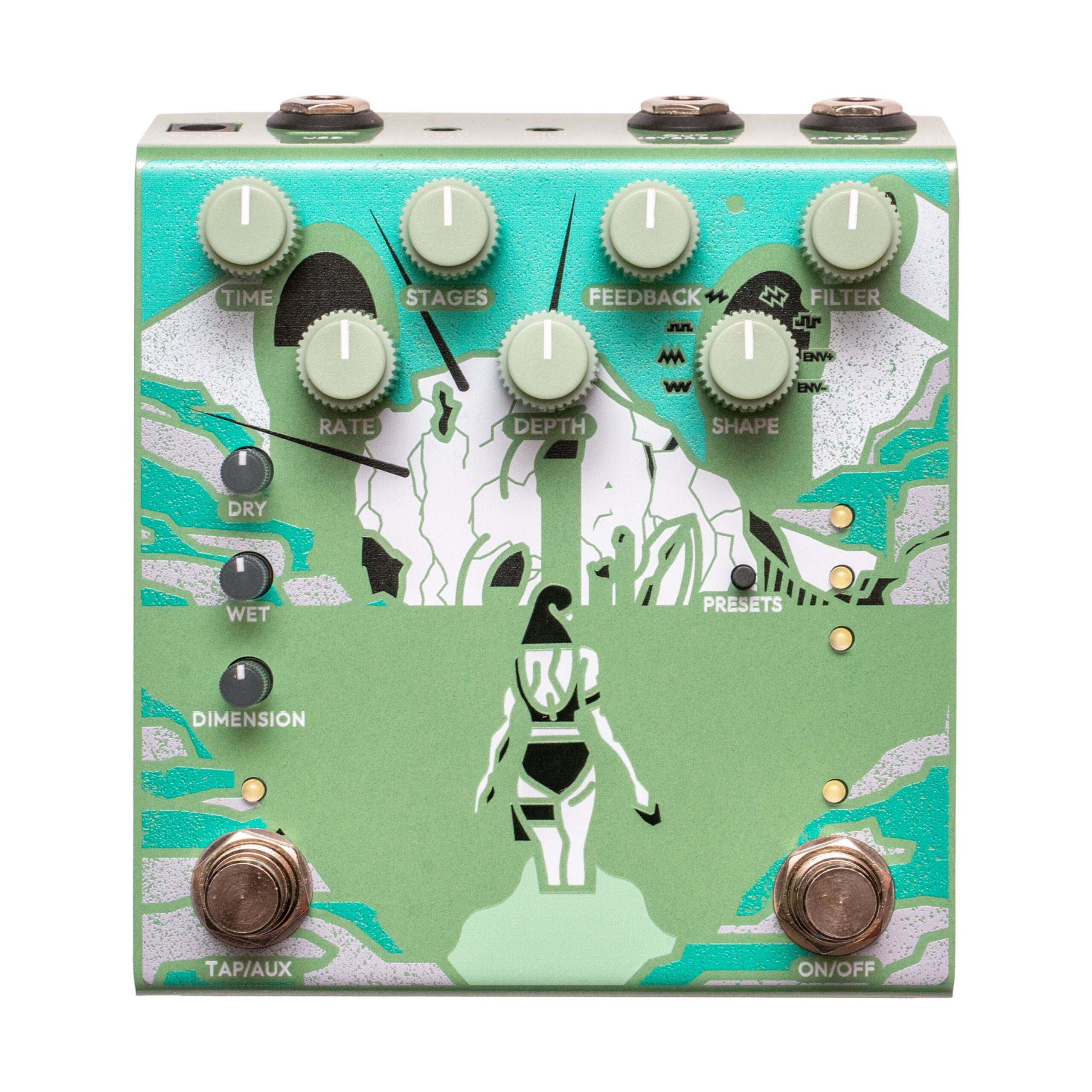 Old Blood Noise Endeavors Bathing liminal Delay Pedal in Algae preorder