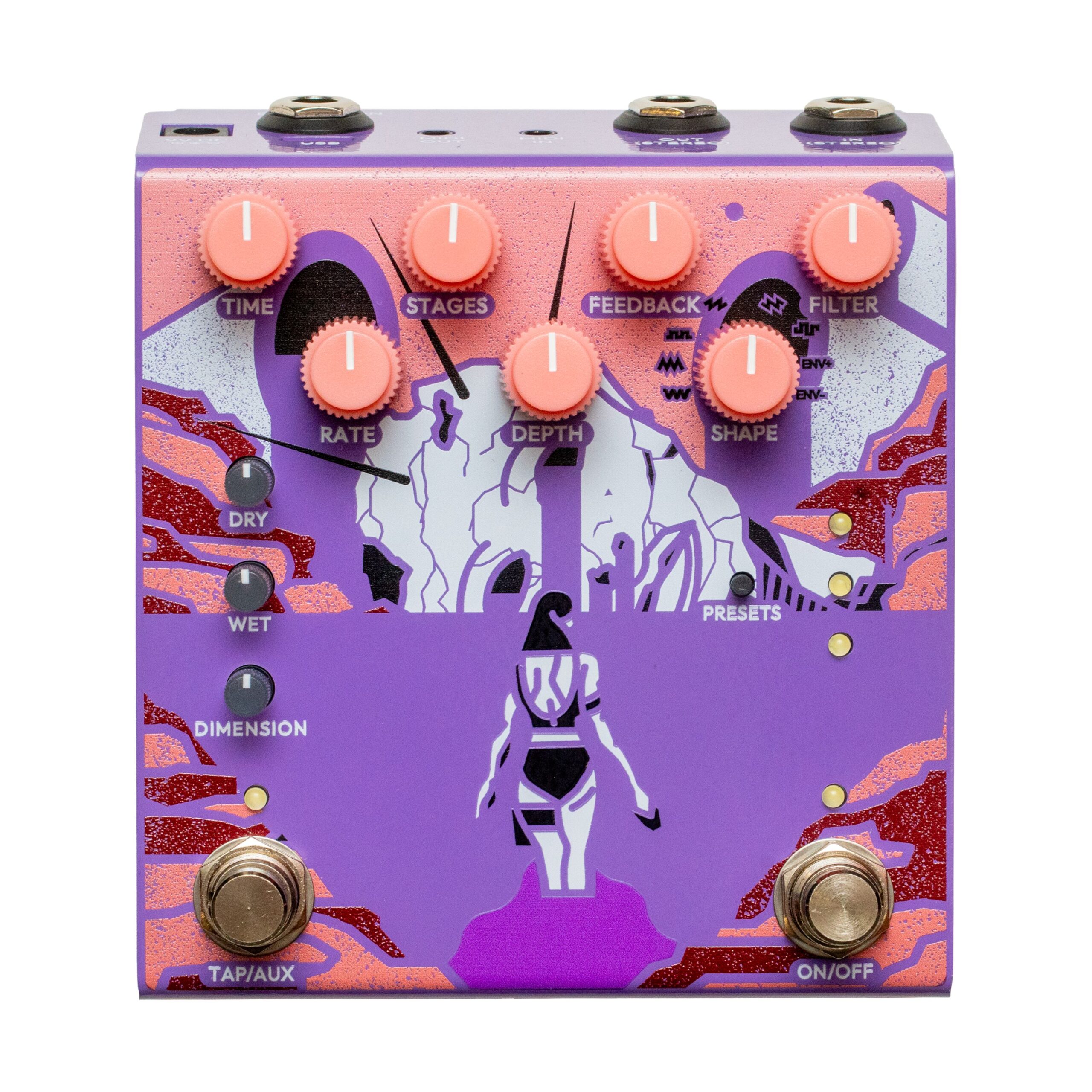 Old Blood Noise Endeavors Bathing liminal Delay Pedal in Orchid preorder