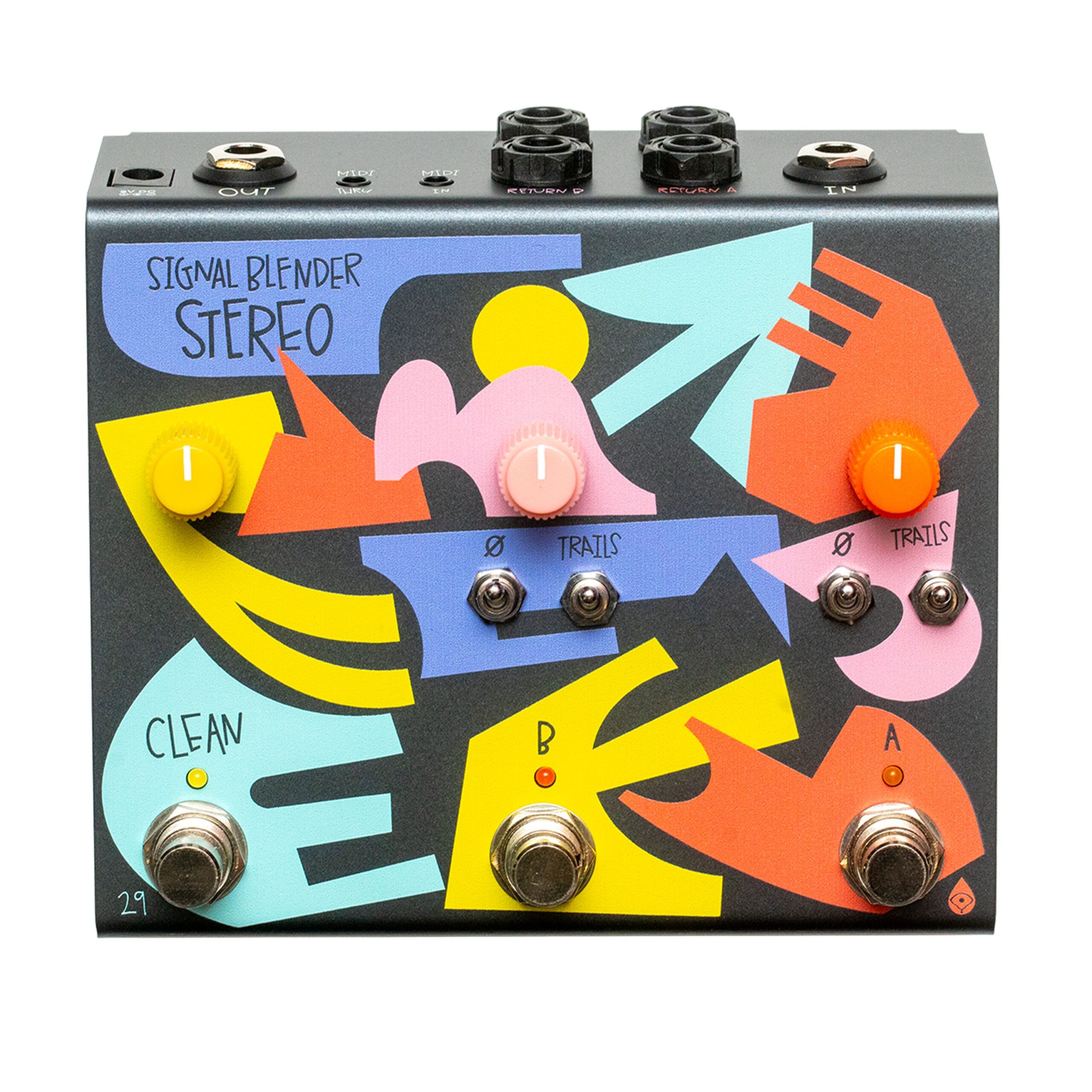 Old Blood Noise Endeavors Signal Blender Stereo Loop Pedal in stock