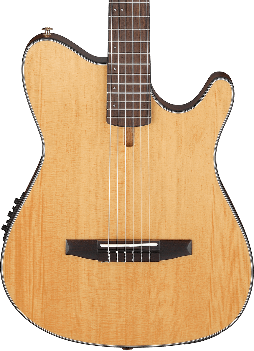 Ibanez FRH10N-NTF Nylon-String Electro Acoustic Guitar in Natural Flat in stock