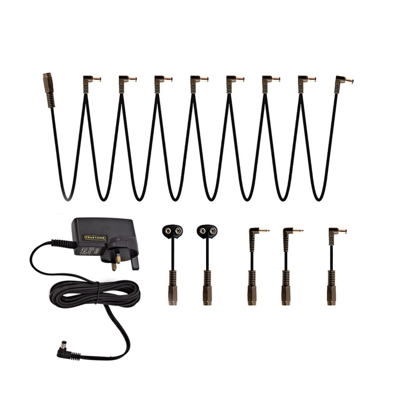 Truetone 1 Spot 9V Pedal Power Supply Combo Pack with Adaptors in stock