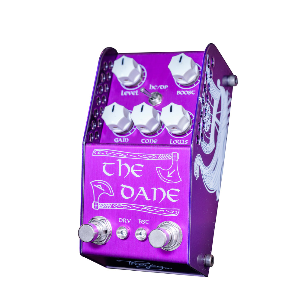 ThorpyFX The Dane mkII Limited Edition in Purple - 'Danish' Pete Honore Signature Dual Drive & Boost Pedal out of stock - Image 1